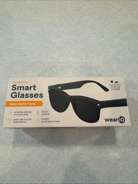 Wireless Smart Glasses - Black Matte Frame